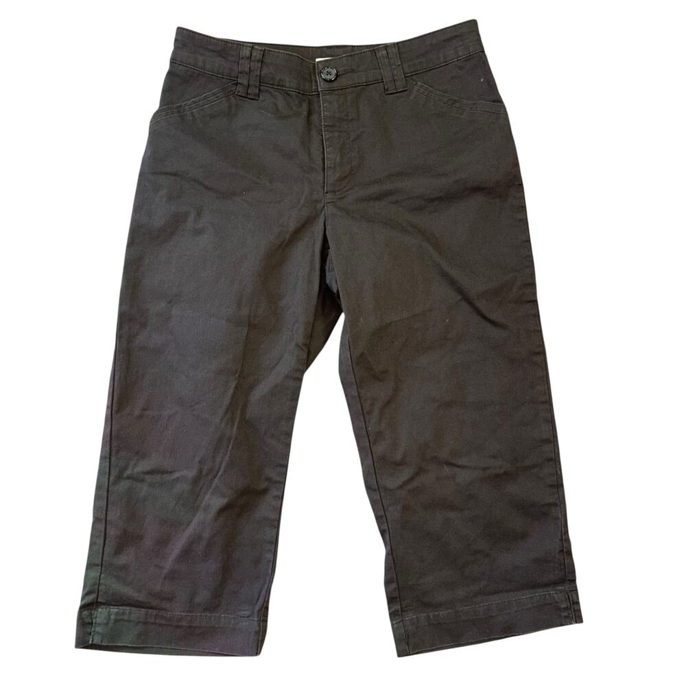 Lee Low Rise Chocolate Brown Capri’s Women’s 6 Y2K Casual Streetwear Normcore